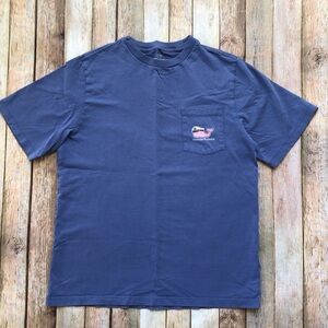 Vineyard Vines Picnic Whale Pocket Tee